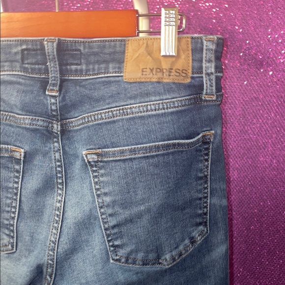 Express Women’s Blue Skinny Jeans | Size 30x30 - Picture 3 of 9